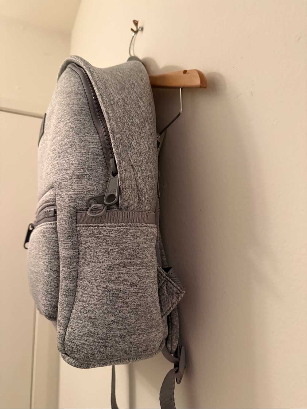 DAGNE DOVER Grey Everyday Backpack - Compact 17" - Picture 7 of 14